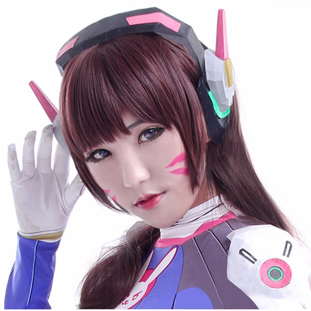 VEVEFHUANG D.Va костюм из лайкры и спандекса DVA Косплэй Zentai взрослых комбинезон Хэллоуин