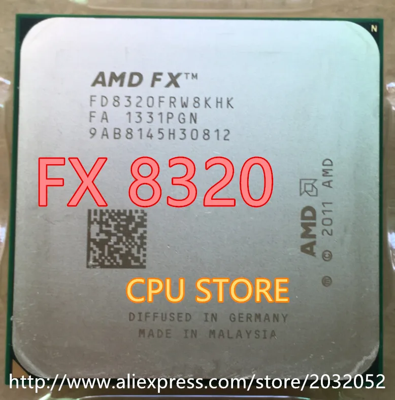 AMD FX 8320 3 5 GHz Восьмиядерный 5G/8M/125W процессор разъем AM3 + ЦПУ стандарпосылка упаковка