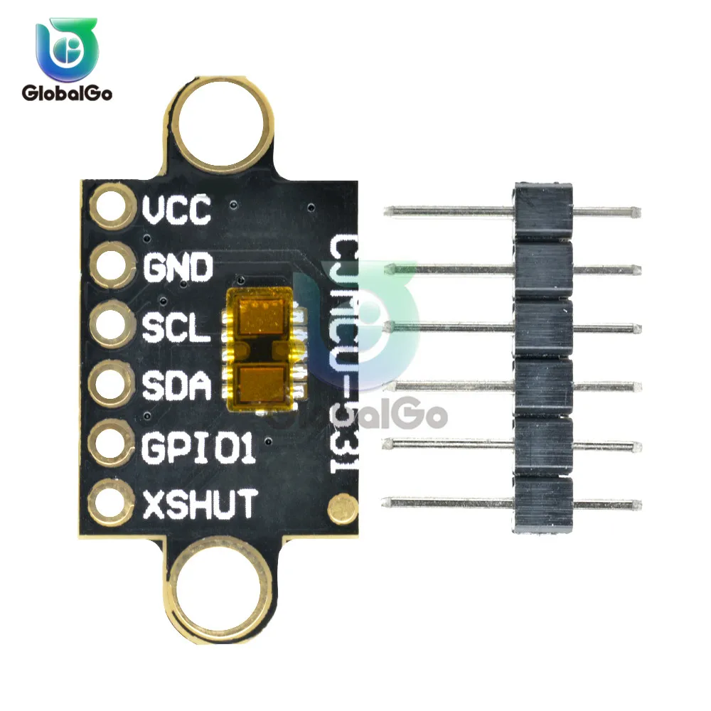 VL53L1X Laser Ranging Flight Time Sensor Module Male 6Pin Connector Distance 400cm Measurement Extension Board CJMCU-531 | Инструменты