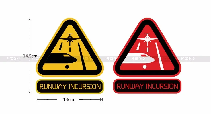 Runway Incurion постер стикер водонепроницаемый для автомобиля мотоцикла багажная сумка для аэропорта любитель авиации пилот летная команда
