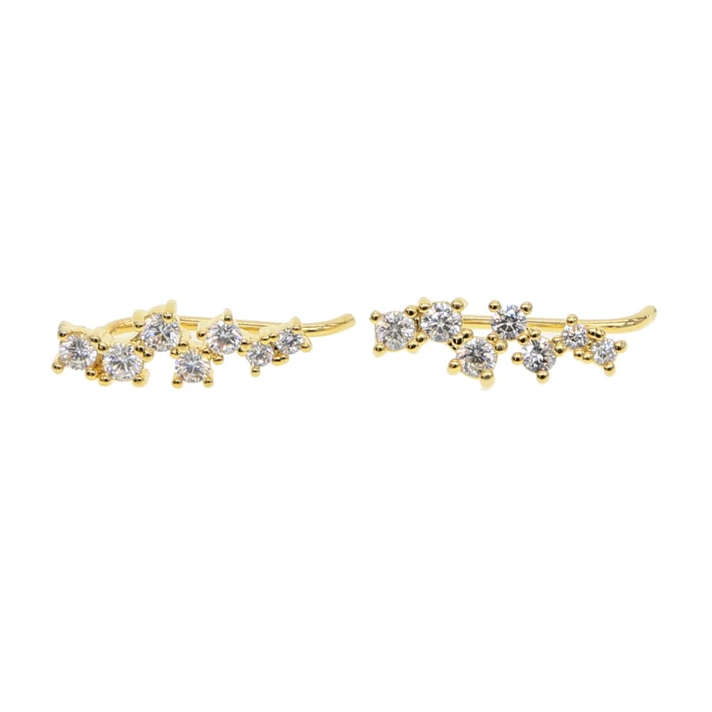 Женские серьги подвески с фианитом Серебристые ААА + длинные 2018|designer earrings|earrings