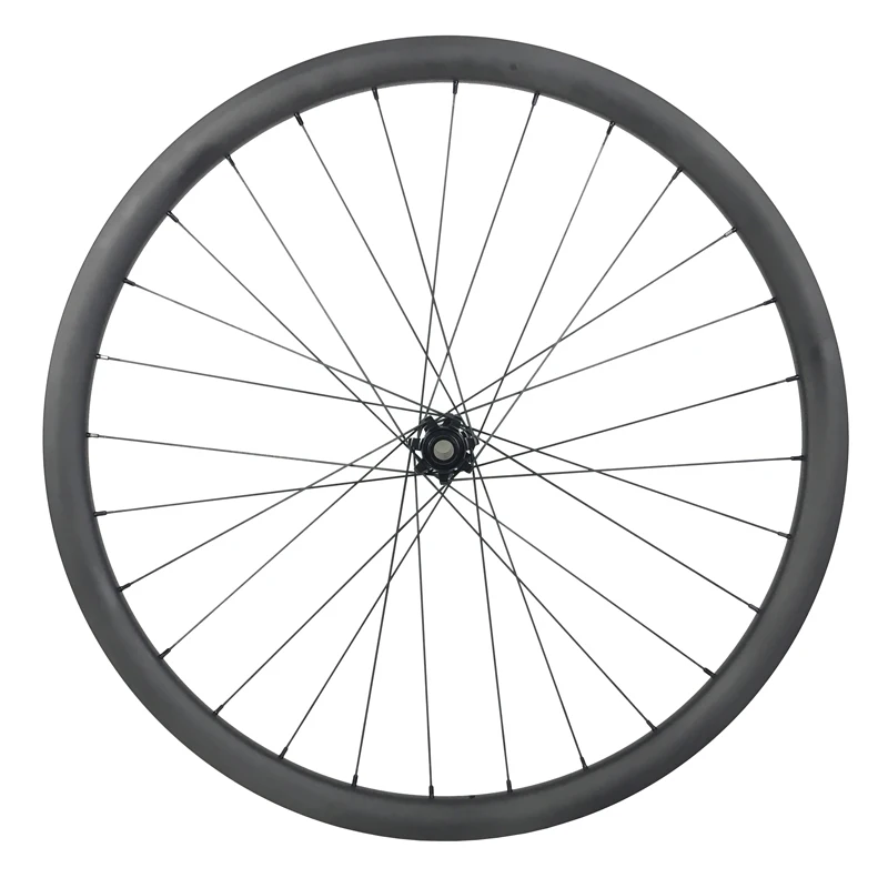

28 holes except valve holes 29er MTB XC 30 x 30mm carbon front wheel hookless 6 pawls 60T pull straight boost hub wheel WING 20