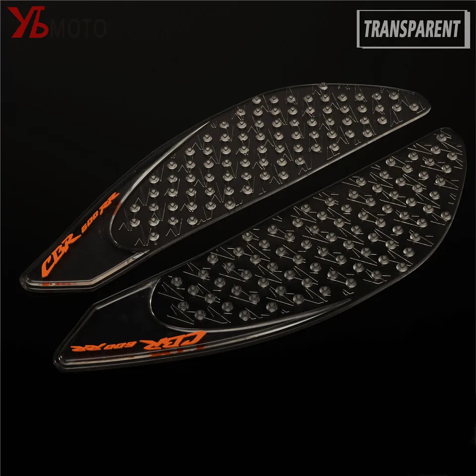 

Transparent General Quality Tank Traction Pad Side Gas Knee Grip Sticker Protector decals FOR HONDA CBR600RR CBR 600RR 2002-2017