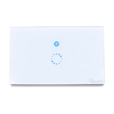 Sonoff Touch EU US Wifi настенный сенсорный выключатель 1 банда 1 способ беспроводной пульт дистанционного управления ламповое реле приложение Управление работает с Alexa Google Home
