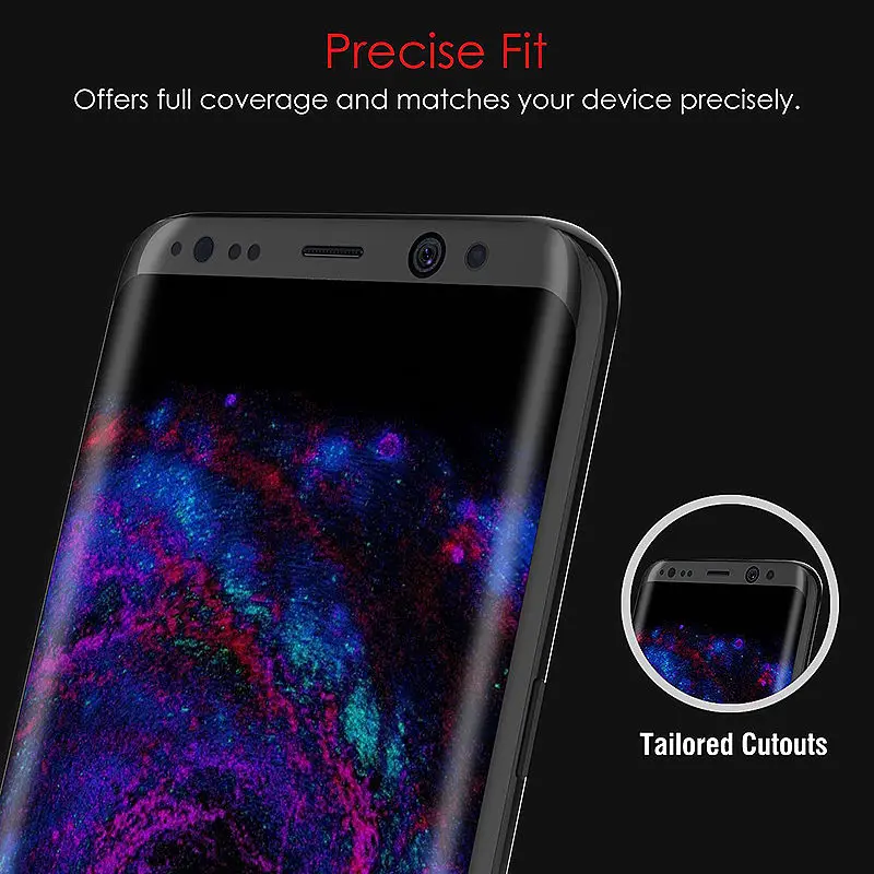 3D Изогнутые полное покрытие Бизнес человек для Samsung Galaxy S8 плюс Примечание 8 S7 Edge