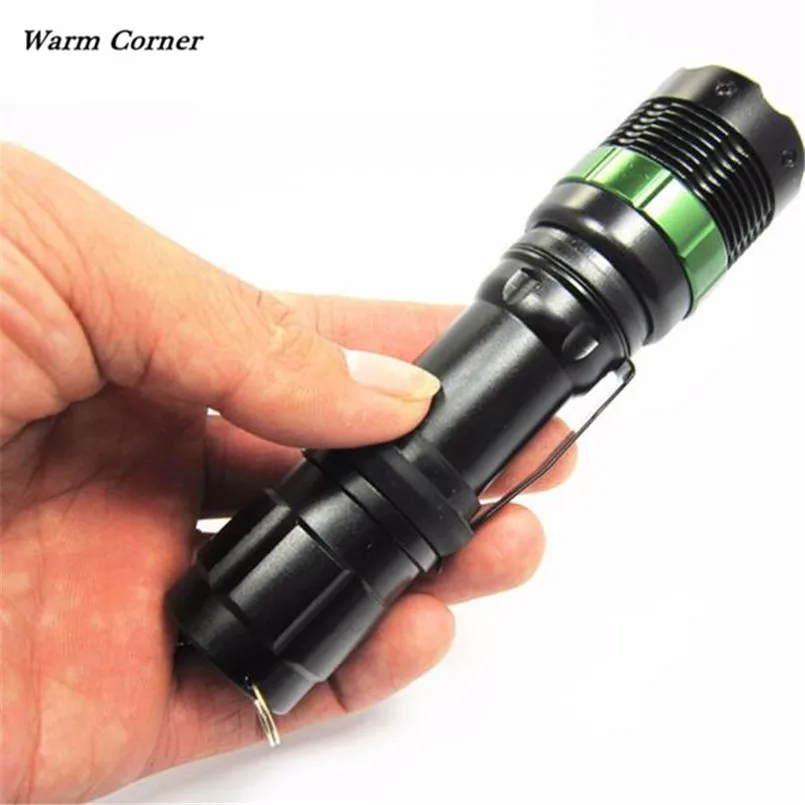 Теплый угловой лм 2000 люмен масштабируемый Cree XML T6 светодиодный 18650 фонарик