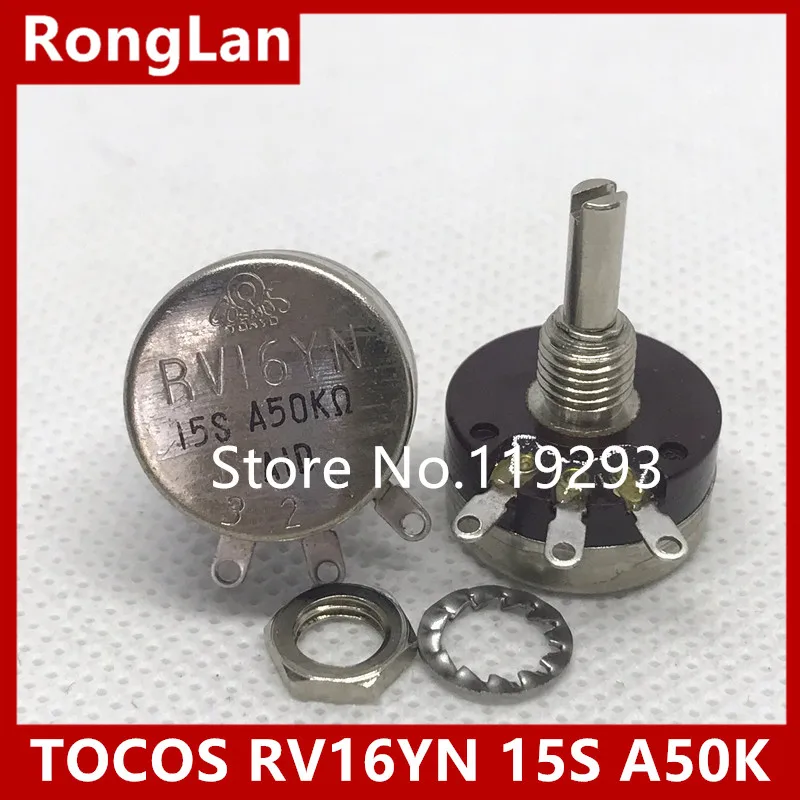 Импортный Японский потенциометр TOCOS RV16YN 15S danji A50K 10 шт./лот | Электронные
