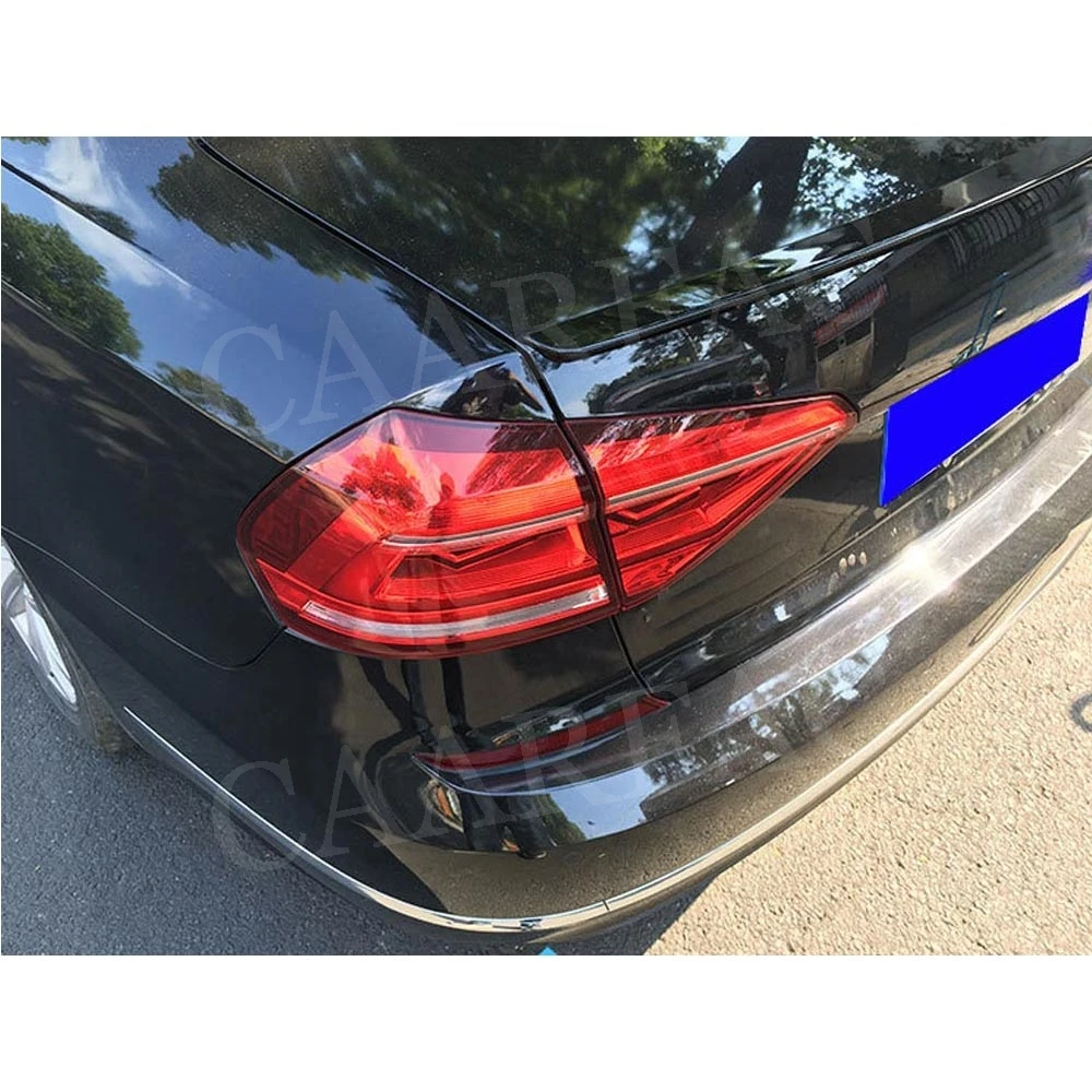 Задний спойлер из АБС пластика для Volkswagen VW Passat B7 2011 2018 отделка багажника наклейка