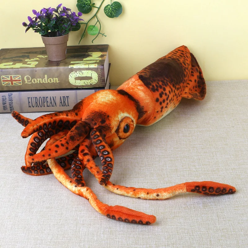 

80cm Squid Lucky Fish Soft Plush Toy Cushion Pillow Children Kids Birthday Gift