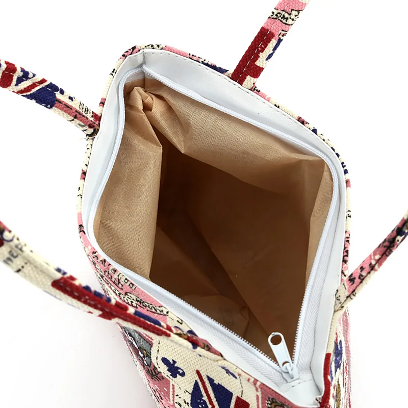 Модная Милая Холщовая Сумка для девушек Женская Повседневная сумка на одно плечо