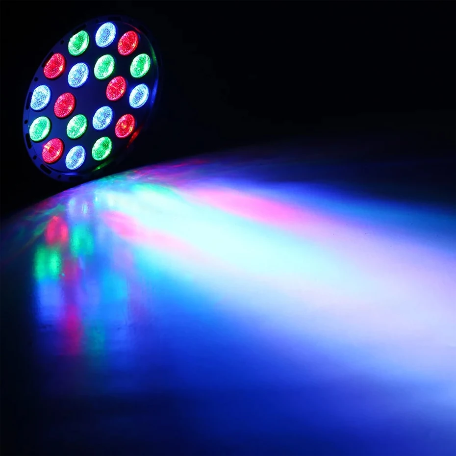 Инопланетянин пульт 18 светодиодный s DMX RGB мини светодиодный сценический Par Светильник ing Effect DJ Disco вечерние бар для праздника Рождество Свадьба День рождения Клуб Светильник