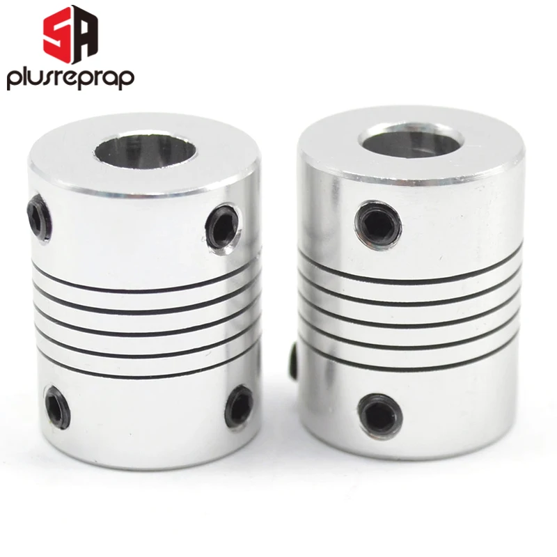 

Ластичная гибкая муфта 6.35x8 мм муфта двигателя 6.35 мм до 8 мм с 4 стационарными винтами/ светлая полоса 3d принтер Запчасти