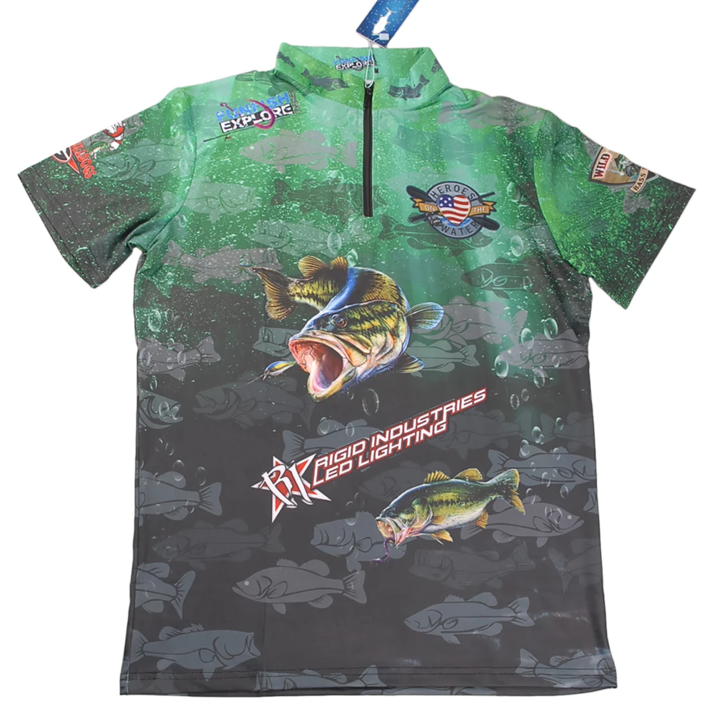 

FUNFISH Fishing Clothing Large Size L XL XXL XXXL XXXXL Summer Short Sleeve T-shirt Anti-UV Breathable Quick Dry Fishing Clothes