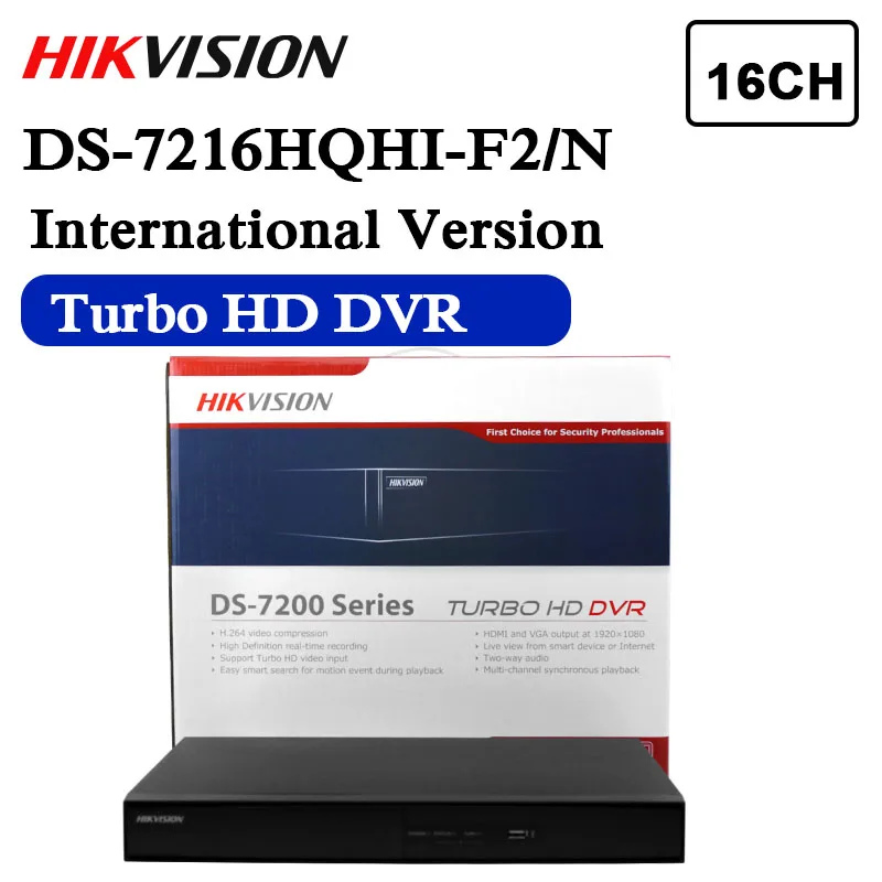 DHL Бесплатная доставка в наличии английская версия DS 7216HQHI F2/N Turbo HD DVR Поддержка TVI