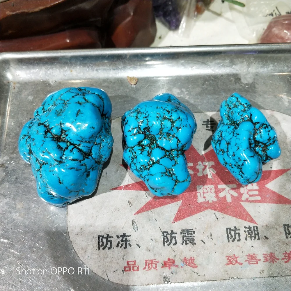 

Crystal Stone Blue Turquoise Crystal Specimen Crystal Stones Crafts Home Decor Drop Shipping