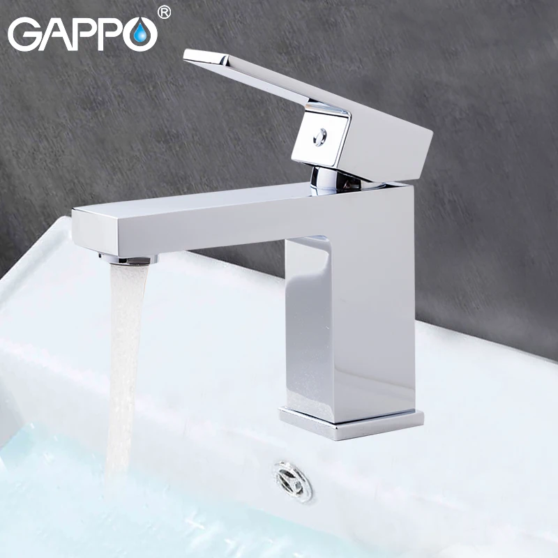 Смеситель для раковины GAPPO встраиваемый водопад кран умывальника ванной комнаты