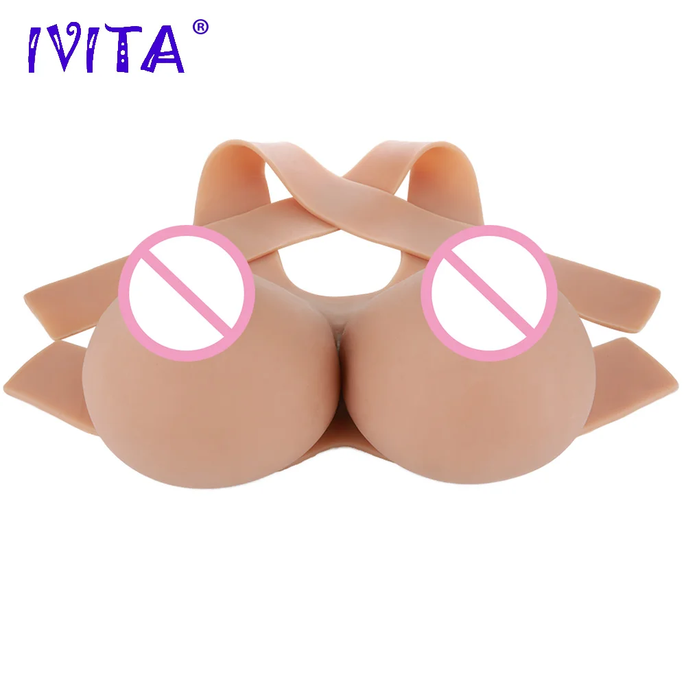 Реалистичная силиконовая грудь IVITA 10 кг поддельные груди для трансвеститов