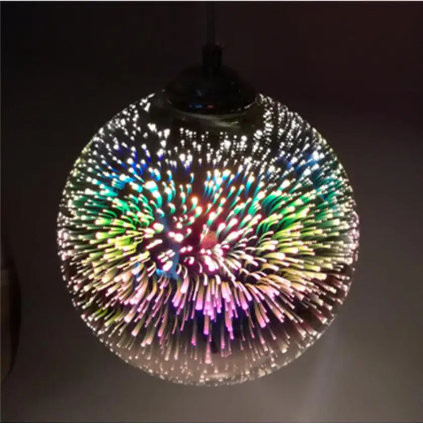 3D современный стеклянный светильник люстра обеденный домашний бар Декор люстры