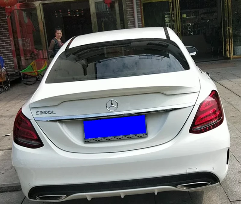 Спойлер для Mercedes Benz W205 C-class C180 C200L C63 спойлер высокого качества ABS задний 2015-2018 |