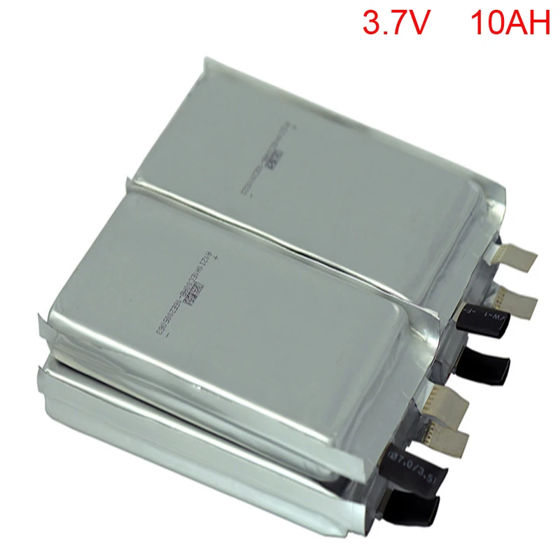 50 шт./лот перезаряжаемый аккумулятор 3,7 V 10Ah литий-ионный аккумулятор lipo для электрического мотоцикла скутера