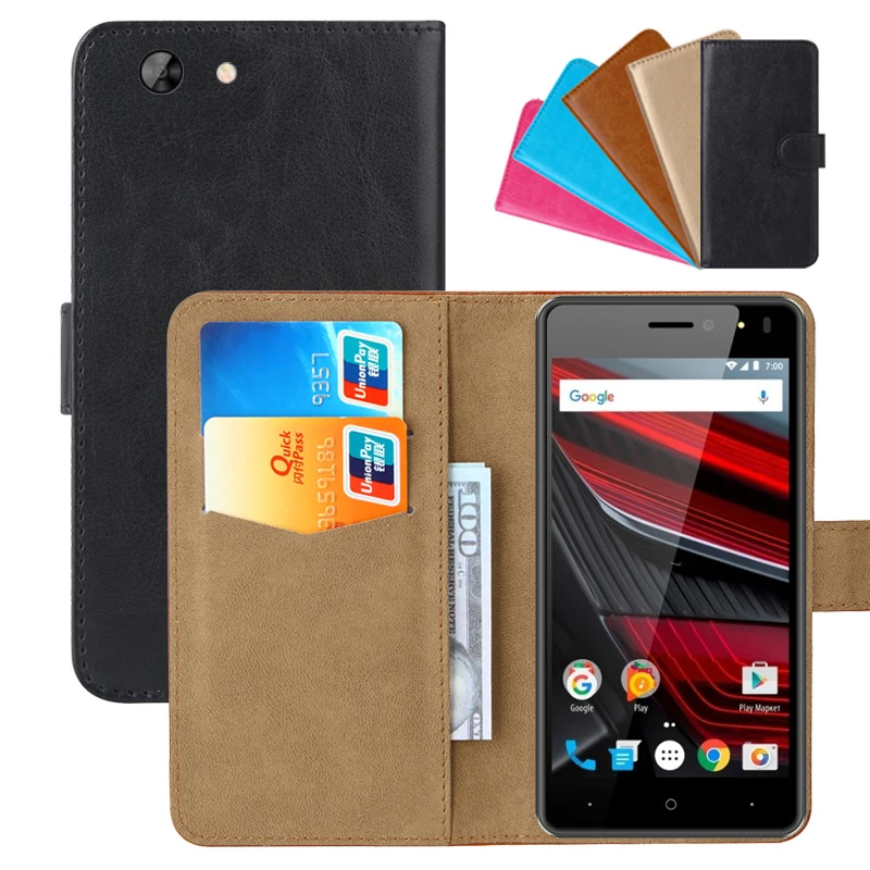 

Luxury Wallet Case For Vertex Impress Energy PU Leather Retro Flip Cover Magnetic Fashion Cases Strap