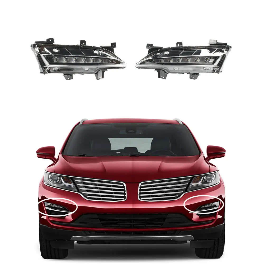 Левый и правый передний бампер Нижняя светодиодная противотуманная фара