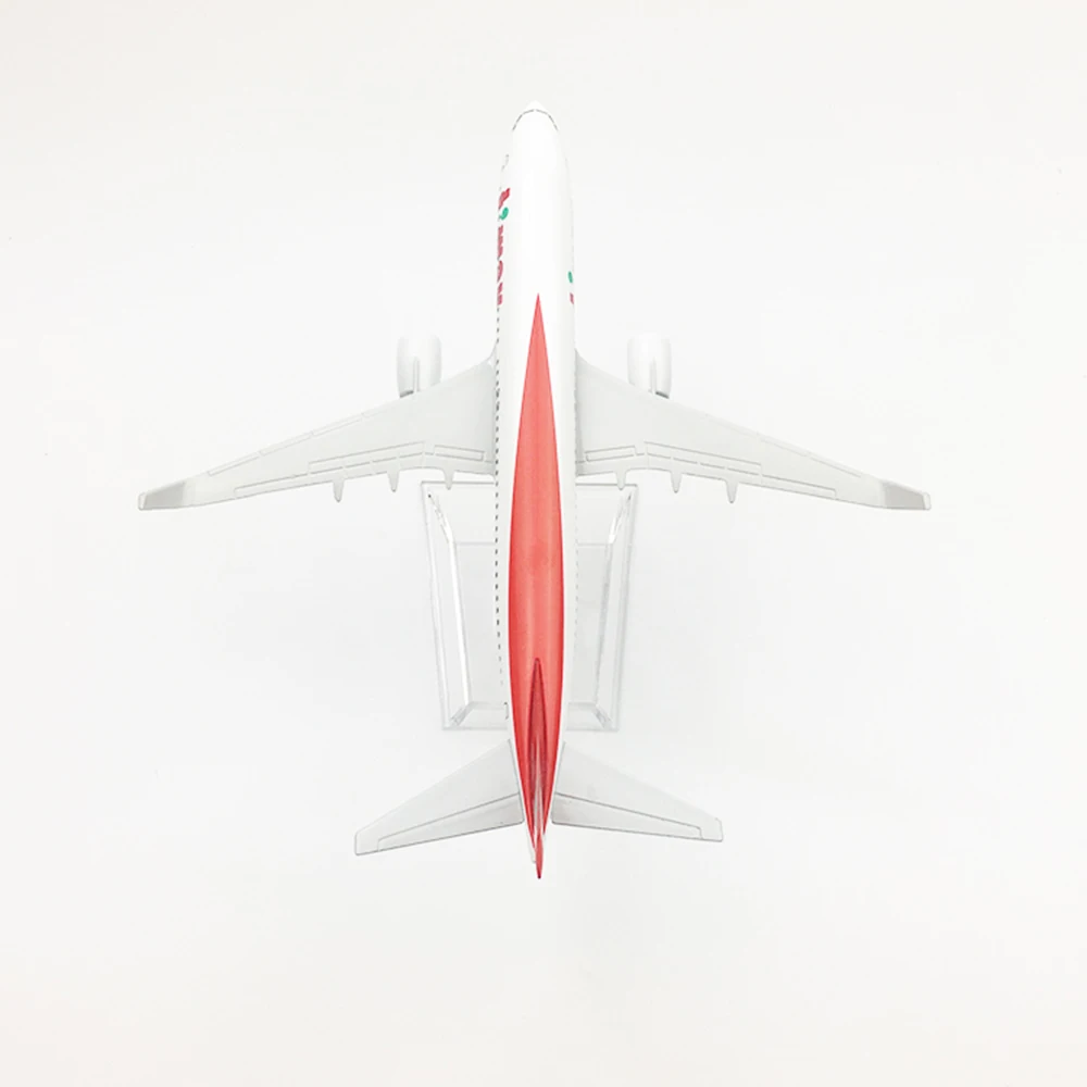 Самолёт в масштабе 1/400 самолёт Боинг 737 T 'way Air 16 см модель самолета из сплава B737