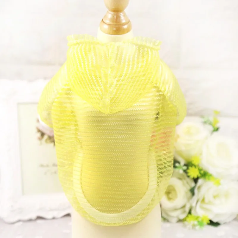 Одежда для собак с защитой от солнца на весну и лето дышащие сетчатые толстовки