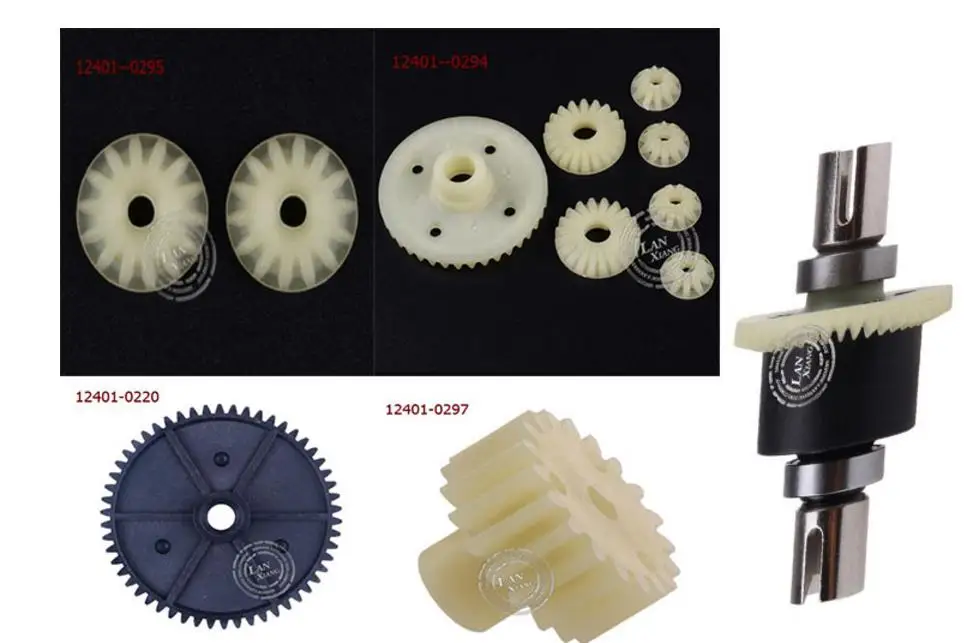 WLtoys 12401 12402 12403 12404 12409 Rc автомобилей запасных частей редуктора 0297 0220 0294 0295 0225