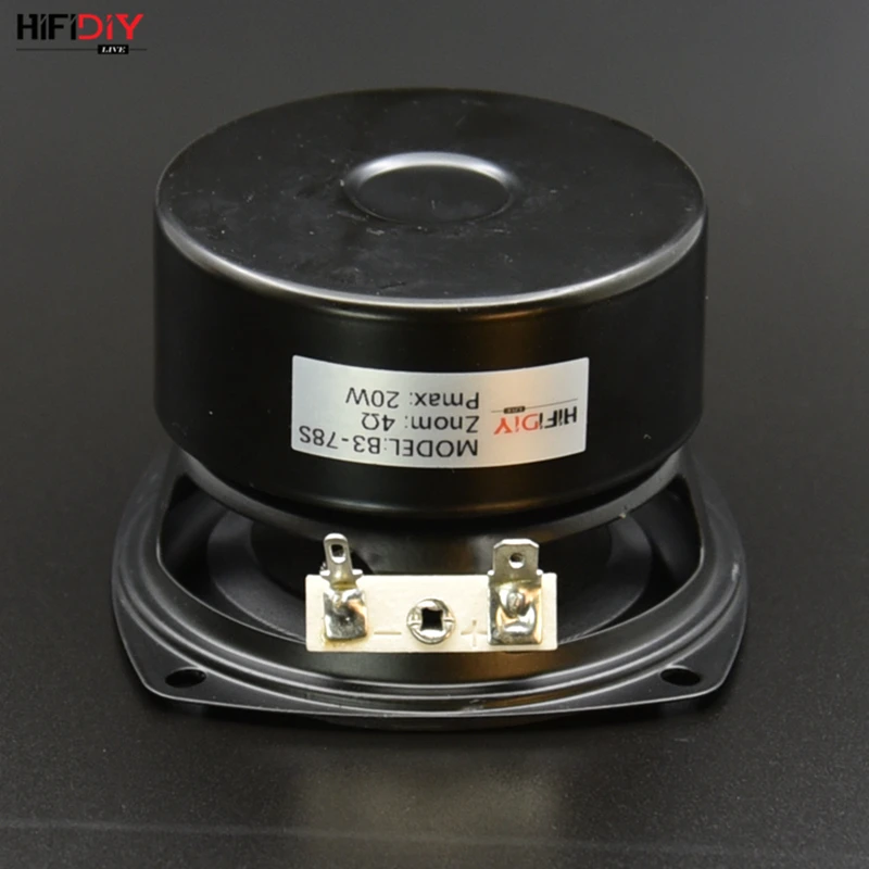 HIFIDIY LIVE Hi-Fi 3 дюймов 78 мм полный частотный динамик блок 4OHM 20 Вт высокое альт бас громкоговоритель B3-78S