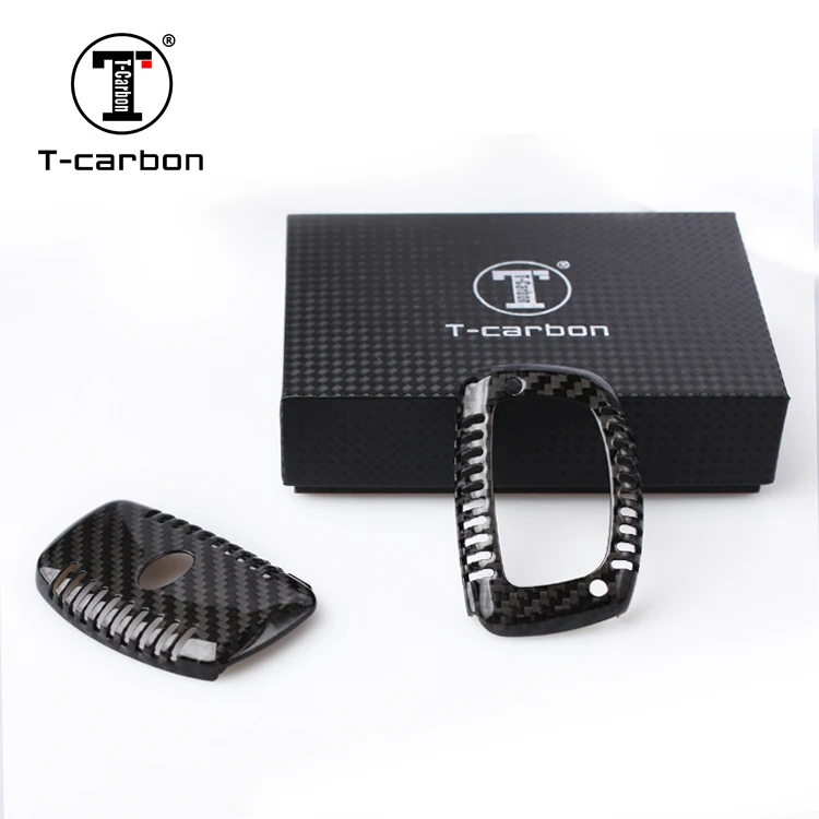 T-carbon Carbon Fiber Key Cover Case Shell for Hyundai Solaris MISTRA Veloster SR IX35 Accent Elantra i30 | Автомобили и