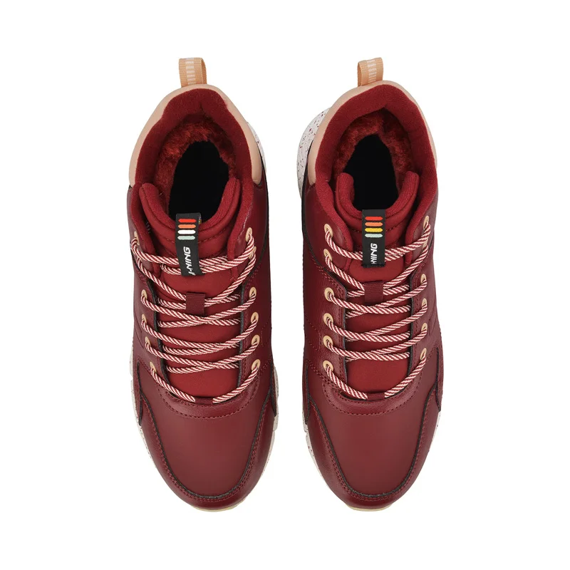 Li Ning/Женская Классическая обувь для отдыха из вулкана износостойкие флисовые
