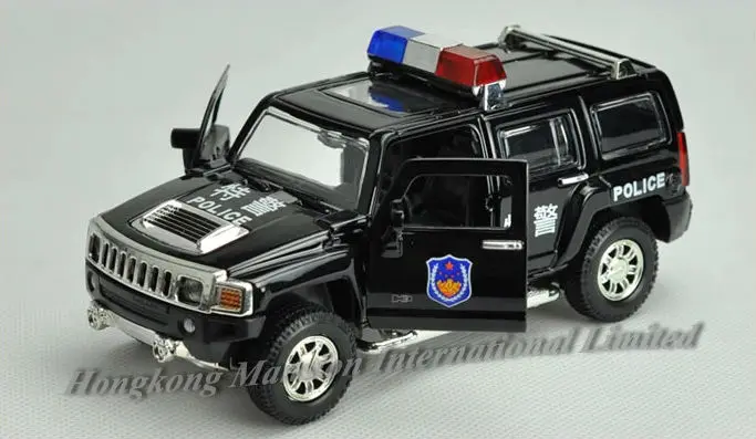 1:32 весы сплав металл литье под давлением ForPolice модель автомобиля для Hummer H3