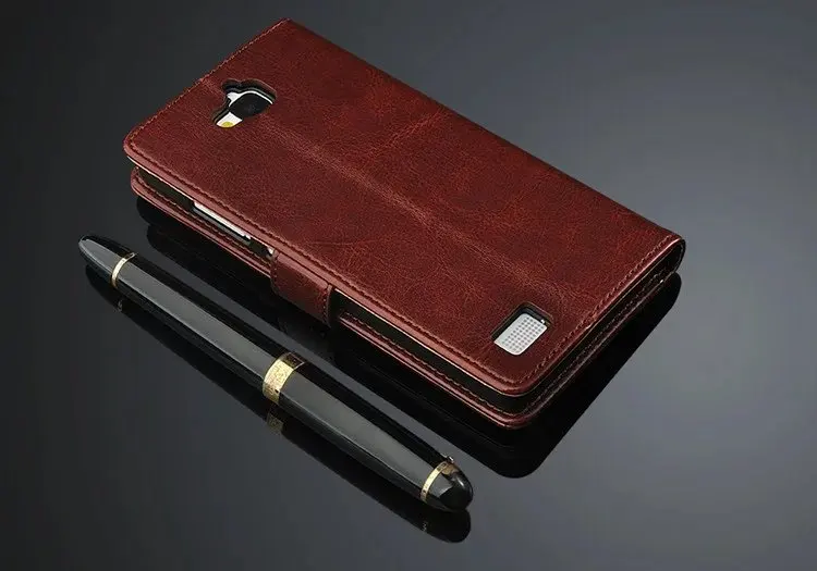 Флип-чехол для Huawei Honor 3C кошелек задняя крышка из искусственной кожи чехол