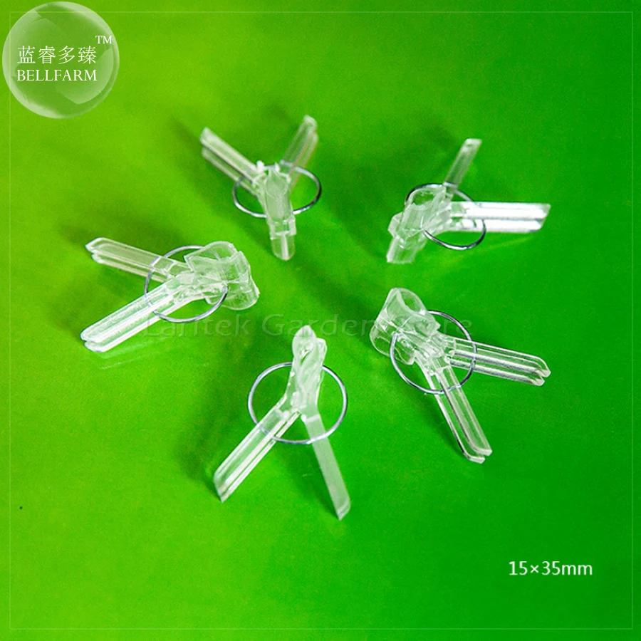 Пластиковые зажимы для растений 15 х30 мм 500 шт.|garden connector|connector gardenconnector flower |