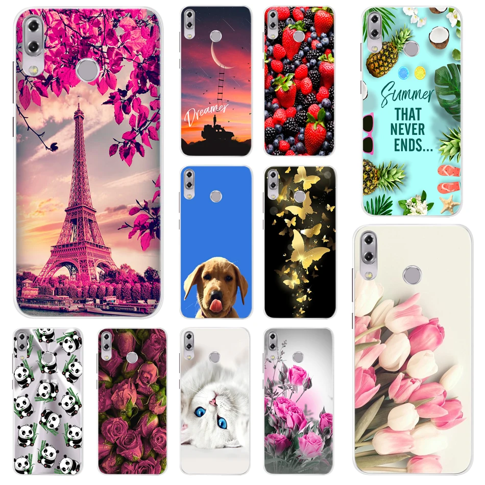 Fashion Design Soft TPU Case For Asus Zenfone 5 ZE620KL Silicone Cover Phone 5Z ZS620KL Zenfone5 2018 | Мобильные телефоны и
