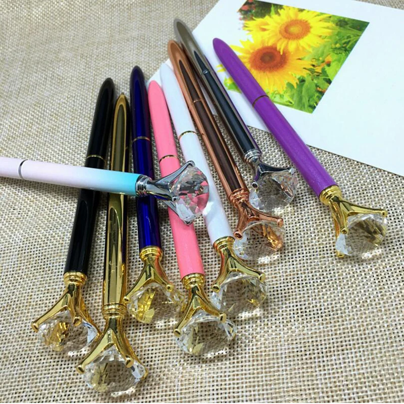 20 шт./лот 2017 новое поступление Алмазная ручка queen gem crystal подарочная ручка бесплатная доставка от AliExpress WW