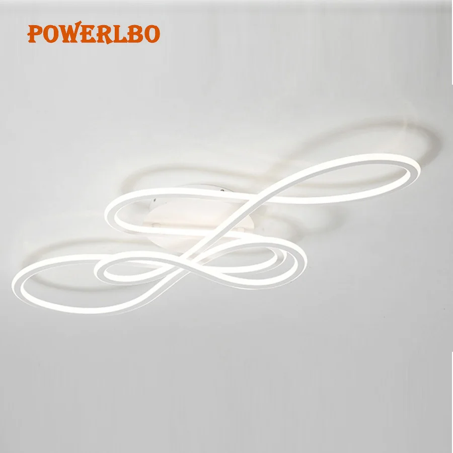 Double-sided lighting modern led ceiling lamp living room bedroom dining art remote control lamps | Освещение
