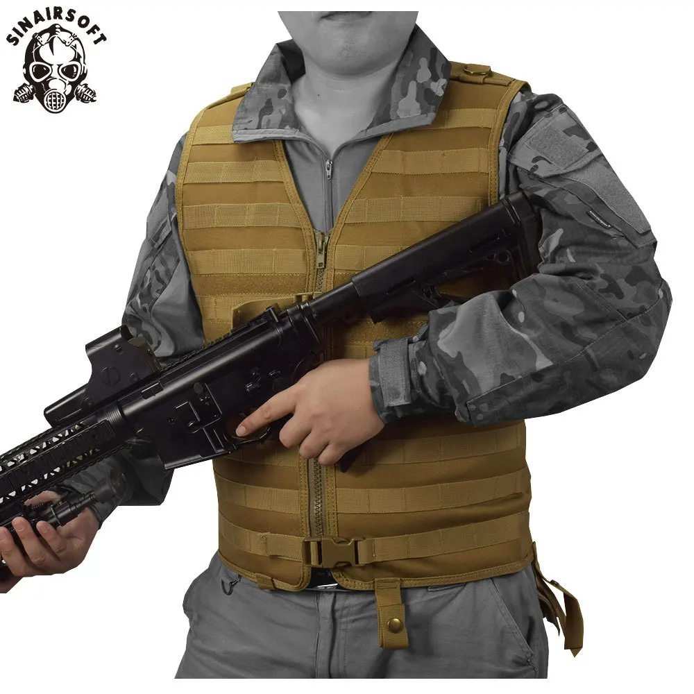 SINAIRSOFT Molle тактический жилет для страйкбола камуфляжный армейский CS уличная