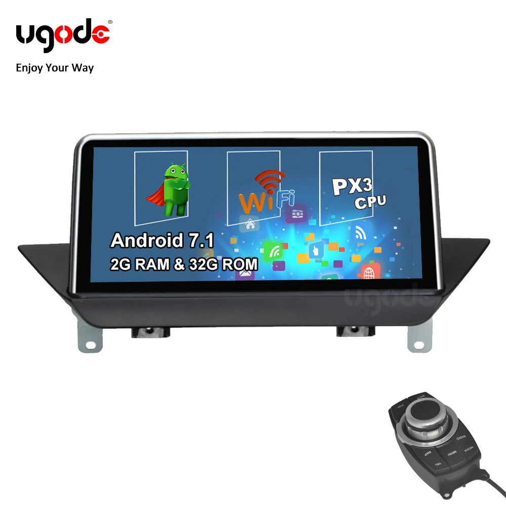 Автомобильный мультимедийный плеер Ugode Android стерео GPS навигация для BMW X1 E84 iDrive CIC OS