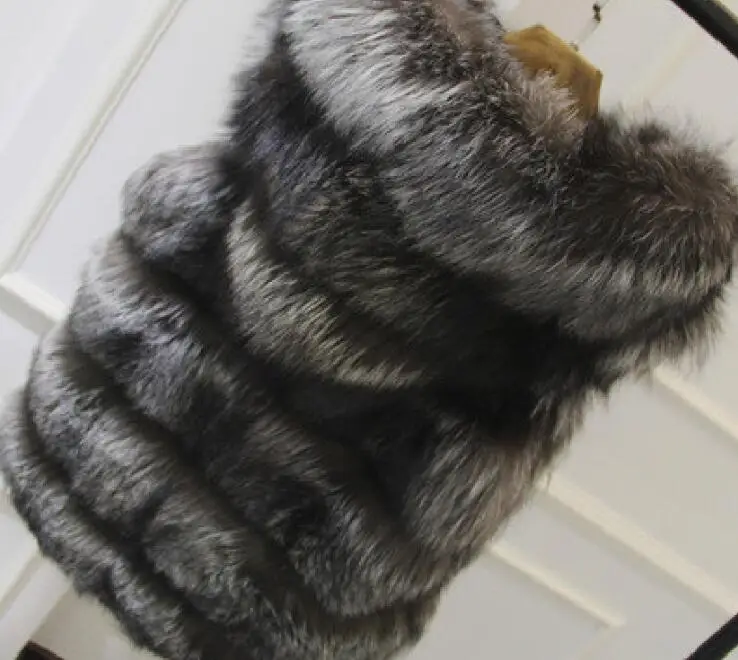 Новинка 2016 зимний модный Теплый Женский жилет из искусственного меха без рукавов