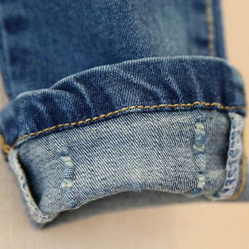 

Baby Girls Jeans Cute 3D Cartoon Kids Jean Spring Autumn Lovely Cat Children Pants Casual Trousers for Kid jeans for teens Denim