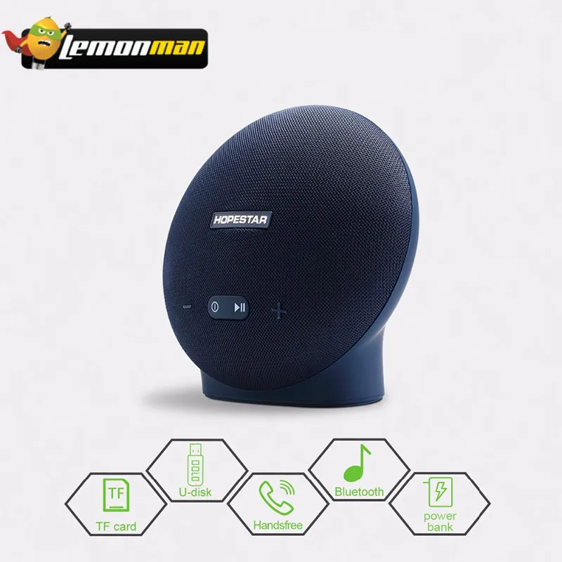 Bluetooth Колонка LemonMan H21 водонепроницаемая Портативная Беспроводная колонка с