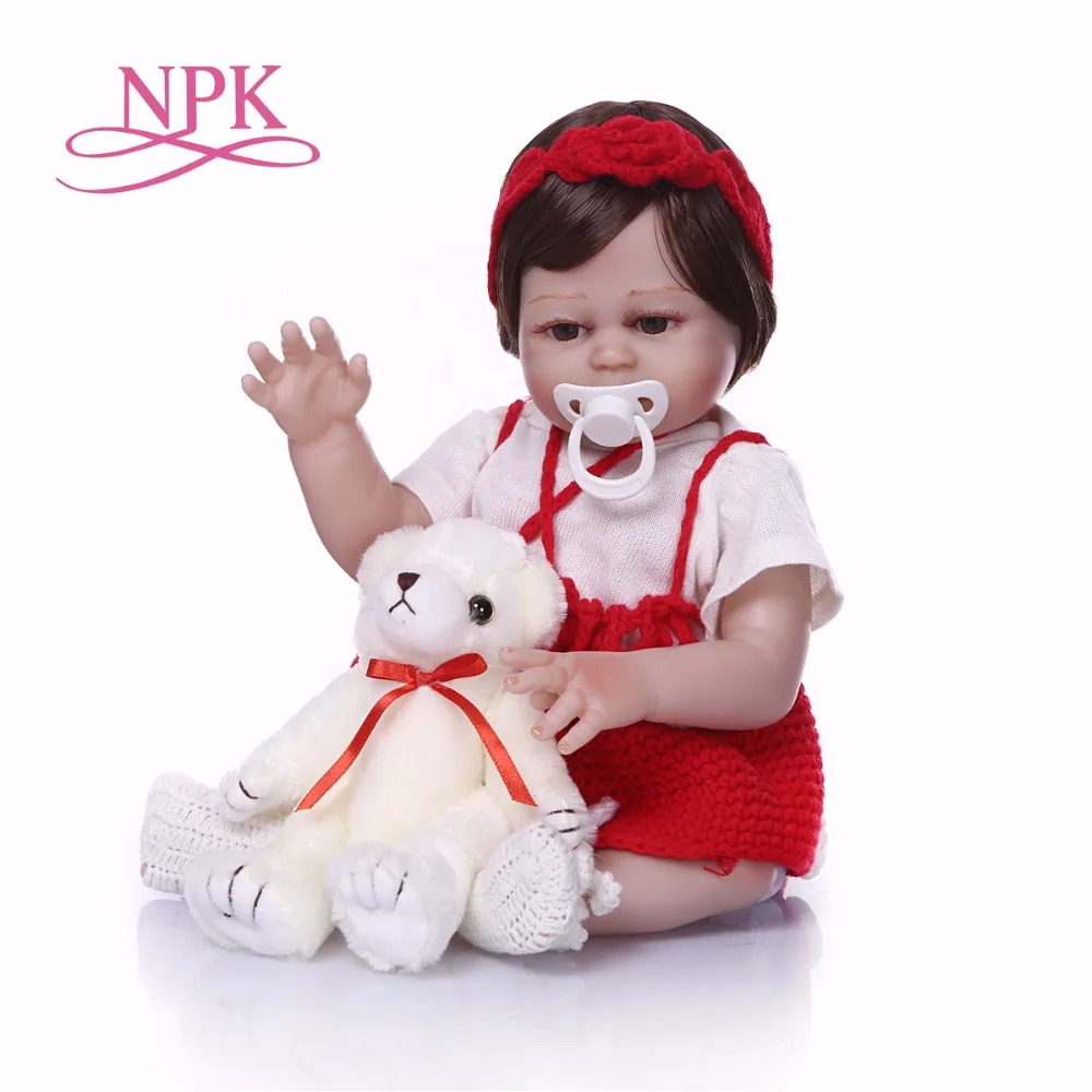 Bonecas reborn Girl bebe 20&quot50cm full silicone baby dolls toys for children gift can bathe newborn alive doll | Игрушки и хобби