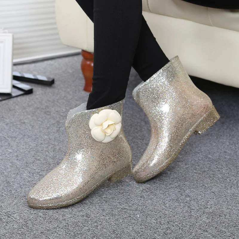 Резиновый обувь большого размера женские резиновые сапоги для девочек