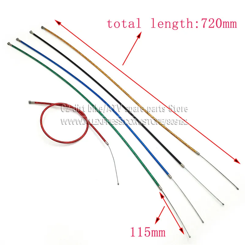 Colourful throttle cable for mini dirt bike ATV 2 stroke | Автомобили и мотоциклы