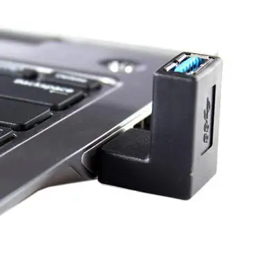 Кабель низкопрофильный вверх Угловой USB 3 0 адаптер A штырь-гнездо | Компьютеры и