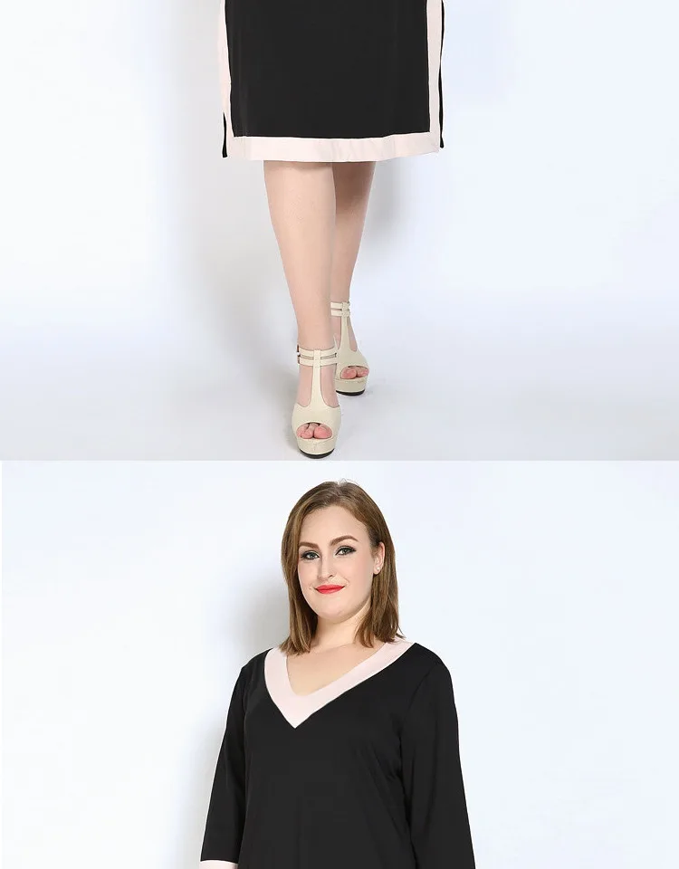 TUHAO, женское платье, большие размеры, 7XL, 6XL, 5XL, высокое качество, элегантное, офисное, женское платье, повседневное, OL, с разрезом, платья, весна-лето, вечерние, Vestidos RL