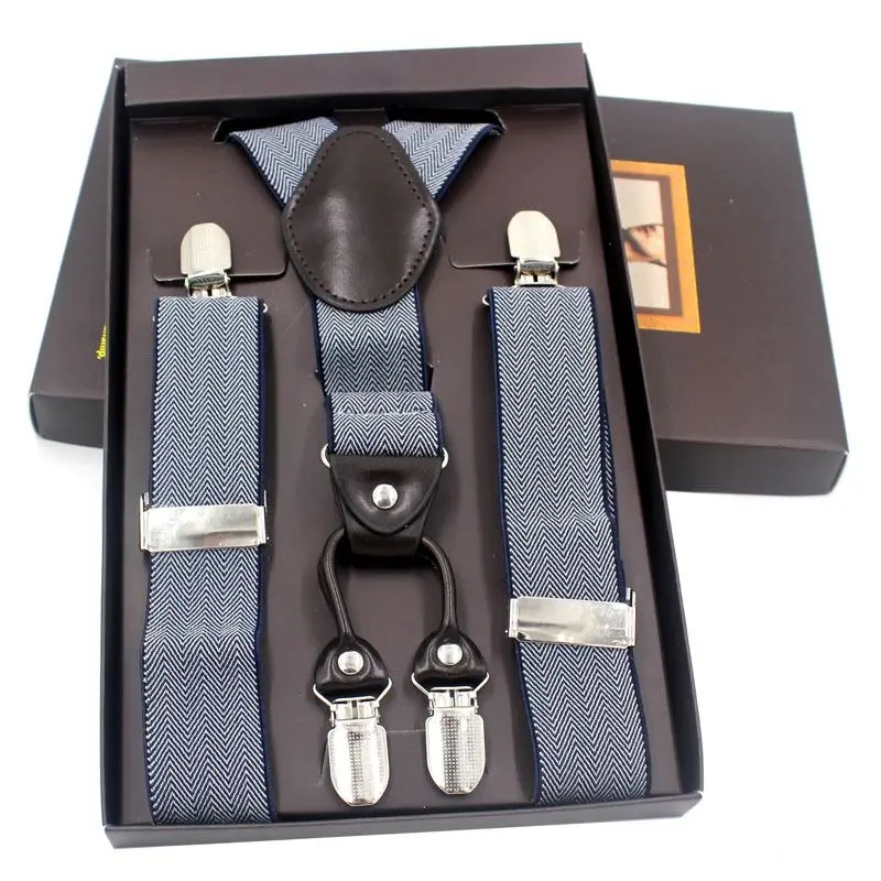 MBD8479 3,5*115 см кожа мужские подтяжки жаккард Y-back ремень в форме Эластичные подтяжки для вечеринки мужские брюки Tirantes подвесной ремень MBD8482 - Цвет: MBD8479