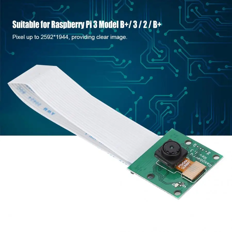 Новая 3 Модель B + (B Plus) Cam 5MP веб камера Модуль камеры для Raspberry Pi 3B/2B A Веб модуль